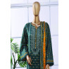 Sada Bahar Stitched 3 Piece Printed Lawn- Dark Green