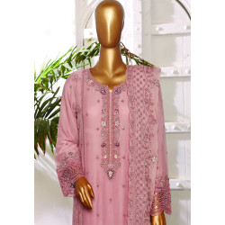 Afsany By Sada Bahar Stitched 3 Piece Luxury Formals Chiffon-Plum