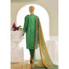 Sada Bahar Stitched 3 Piece Cutwork Emb Lawn-Teal