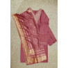 "Light Purple Kurti Set with Bottom and Dupatta - Stylish Ethnic Wear"