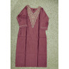 "Light Purple Kurti Set with Bottom and Dupatta - Stylish Ethnic Wear"