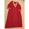 "Elegant Maroon Kurti Set with Bottom and Dupatta - Perfect for Festive Wear"