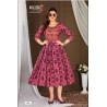 Zaaraq By Deecee Modal Printed Embroidery Single-piece Kurti - Stylish & Comfortable Women's Wear