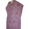 Lilac Indian Chikan Work Designer Kurti with Printed Dupatta - Elegant & Timeless