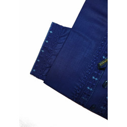 Rooling 100 % cotton Bangladeshi Panjabi-Blue