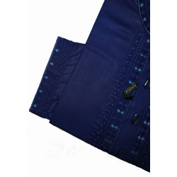 Rooling 100 % cotton Bangladeshi Panjabi-Blue