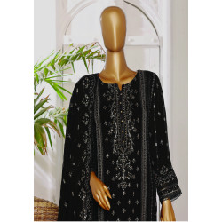 Afsany By Sada Bahar Stitched 3 Piece Luxury Formals Chiffon-Black