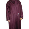 Elegant Stone-Embellished Bangladeshi Burkha With Hijab- Maroon