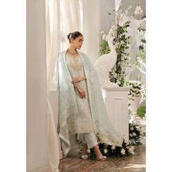 Guzel Jahanara Stitched 3 Piece Festive Formals Chiffon- Mint