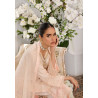 Guzel Jahanara Stitched 3 Piece Festive Formals Chiffon- Peach