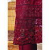 Afsany By Sada Bahar Stitched 3 Piece Luxury Formals Chiffon-Maroon