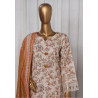 Sada Bahar Stitched 3 Piece Emb Khaddar Winter Collection'24- Orange