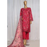 Sada Bahar Stitched 3 Piece Emb Khaddar Winter Collection'24- Magenta