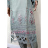 Sada Bahar Luxury Stitched 3 Piece Organza Collection - Mint