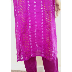 Zaaraq by Bangladeshi 100% Printed Boutiques Stitched 3 Piece Collection- Purple