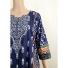 Zaaraq by Bangladeshi 100% Printed Boutiques Stitched 3 Piece Collection-Blue Printed