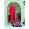 Sada Bahar Stitched 3 Piece Premium Emb & Printed Lawn-Red