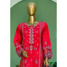 Sada Bahar Stitched 3 Piece Premium Emb & Printed Lawn-Red