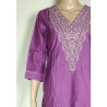 "Light Purple Kurti Set with Bottom and Dupatta - Stylish Ethnic Wear"