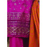 Sada Bahar Stitched 3 Piece Premium Emb & Printed Lawn-Magenta