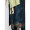 Royal Touch By Blue Hills Rayon Foil Printed Kurti With Bottom Dupatta Green