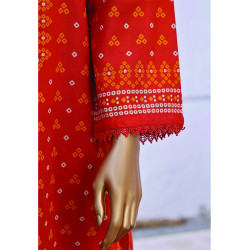 Sada Bahar Stitched 3 Piece Printed Lawn Rust