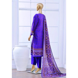 Sada Bahar Stitched 3 Piece Printed Lawn Purple